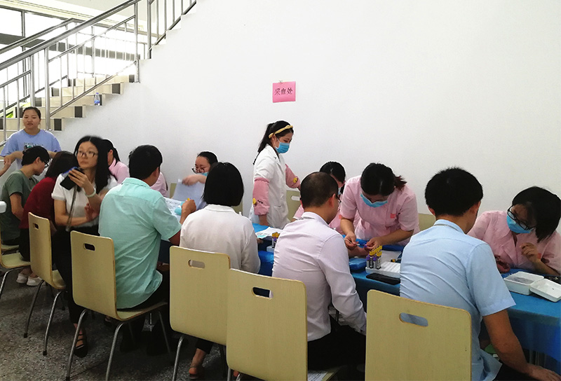 8868体育首页登录公司开展2019年员工大型体检活动